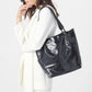 Venice-Beach-Tote-Black-Shadow-Light-Model-View