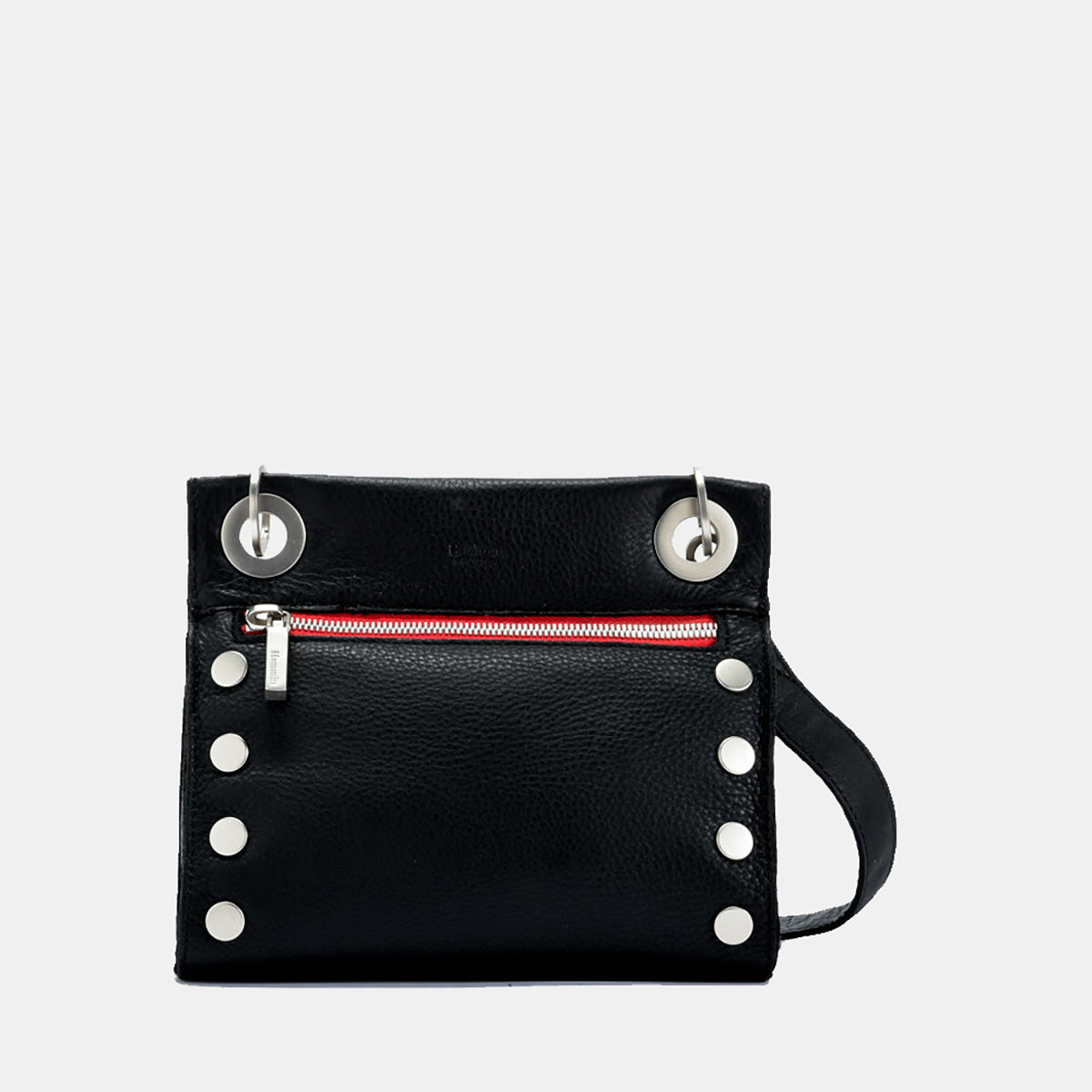 Tony-Sml-Black-BS-Red-Zip-Front-View