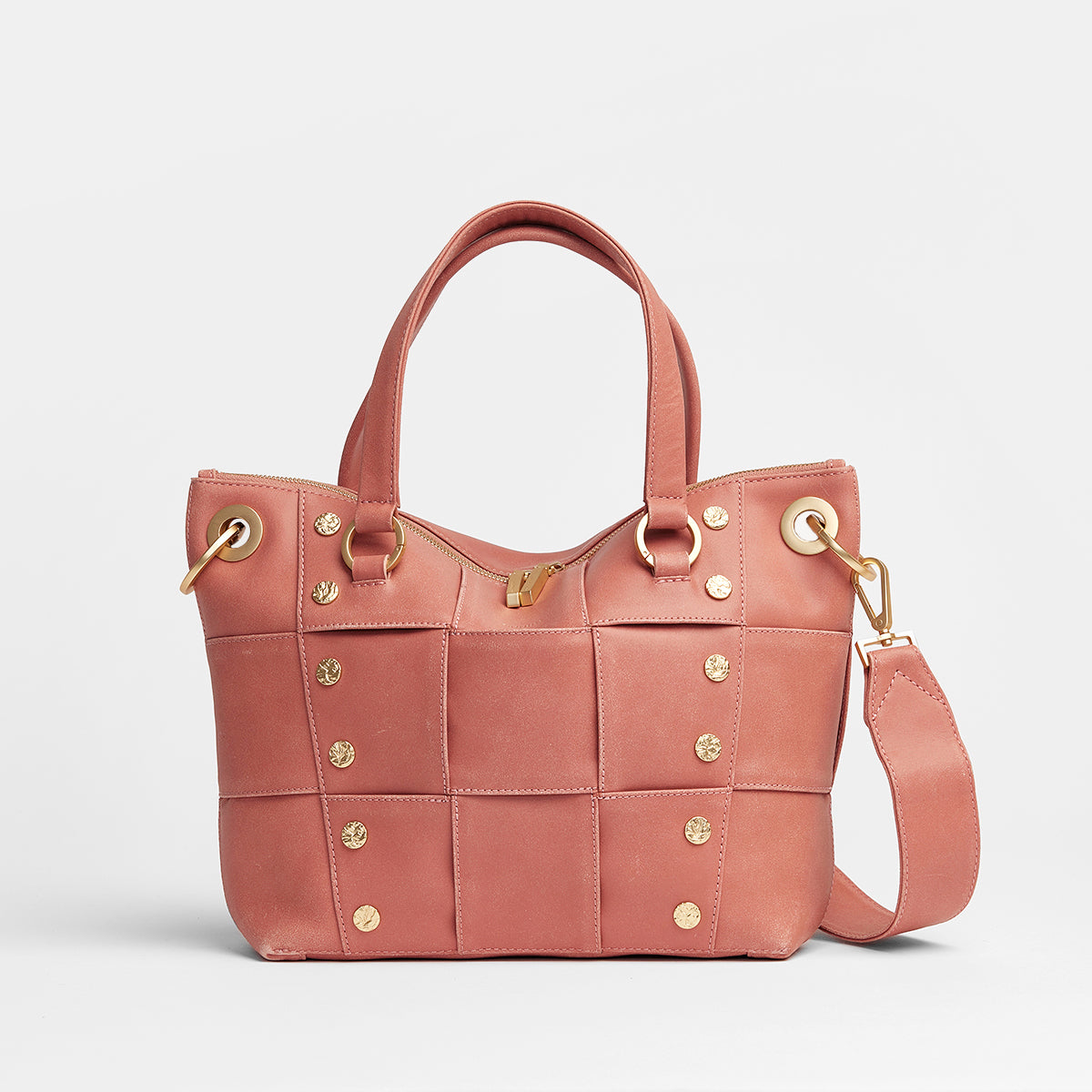 Daniel-Med-Sorbet-Pink-Weave-Front-View