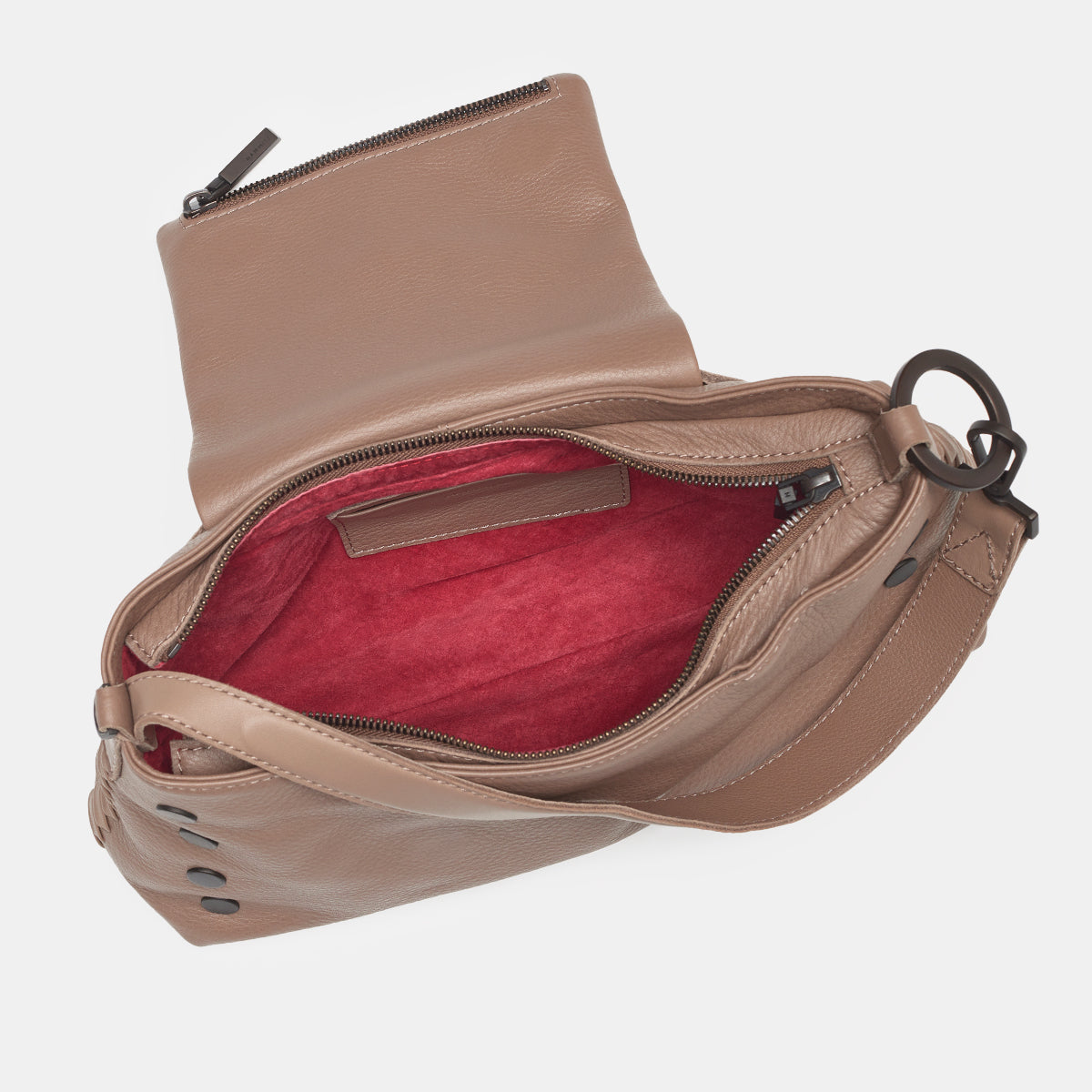 VIP-Satchel-Echo-Taupe-Inside-View
