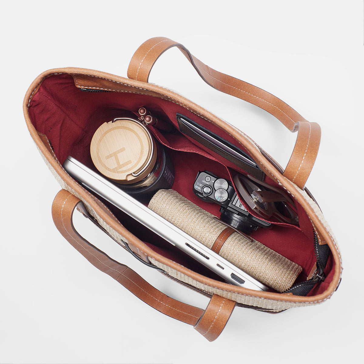 Addie-Tote-Saddle-Raffia-Inside-View