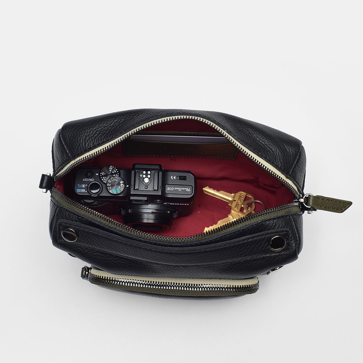 Evan Crossbody | Cargo Black/Gunmetal 840220512453 – HAMMITT