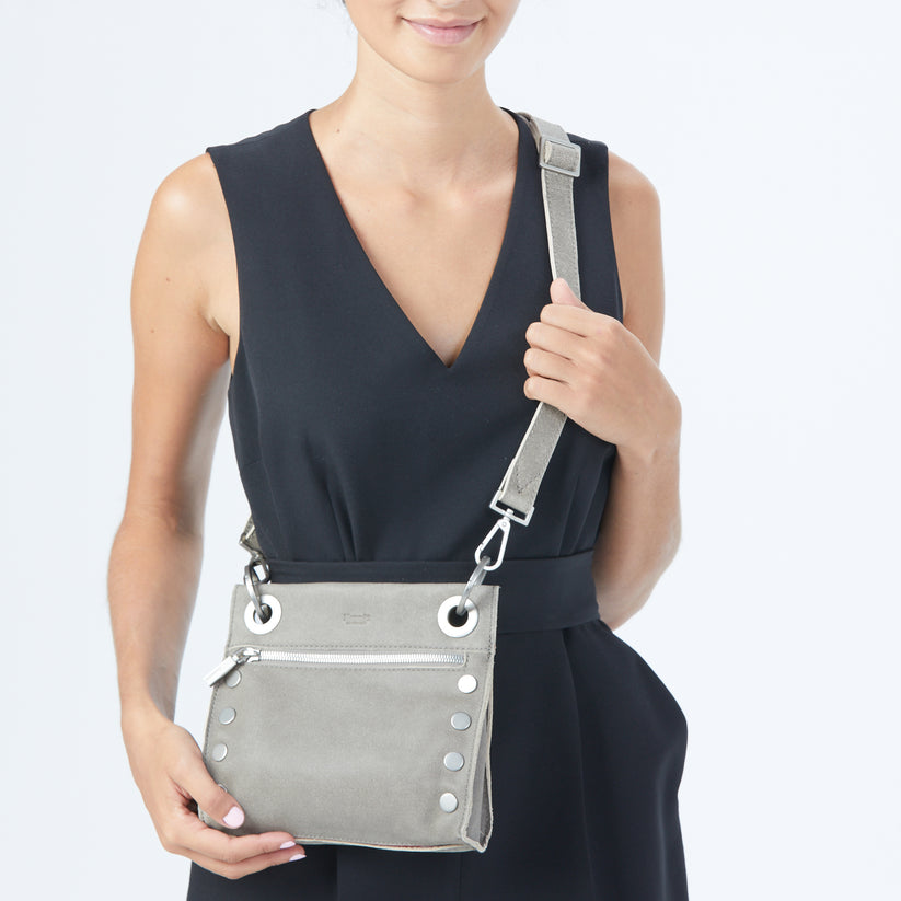 Tony Pewter/Silver | Women's Small Leather Crossbody Bag | Hammitt ...
