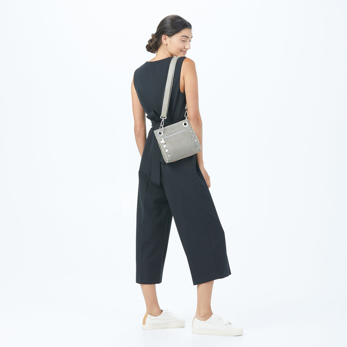Tony Pewter/Silver | Women's Small Leather Crossbody Bag | Hammitt ...
